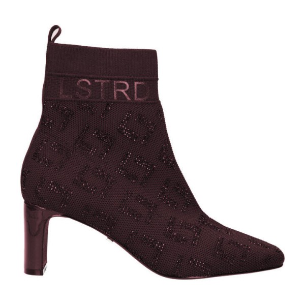 La Strada 2131725-4531 AUBERGINE/KNITTED+STONES