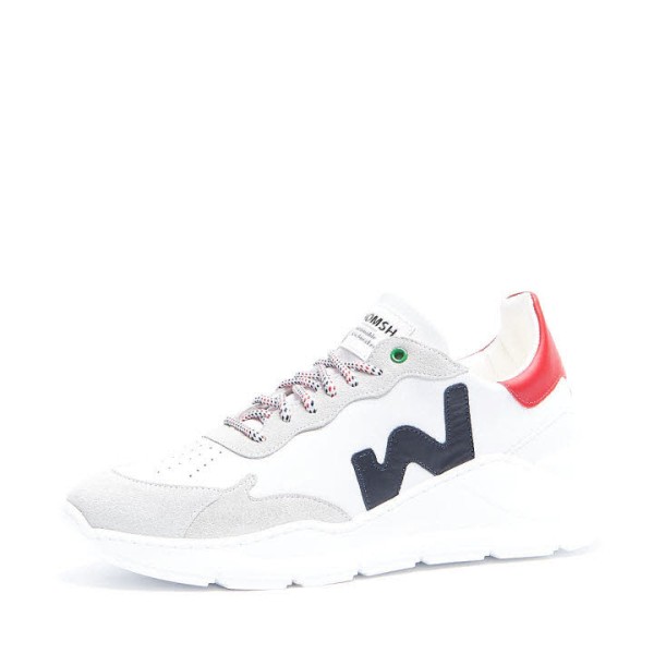 Womsh W201857 WHITE BLUE RED