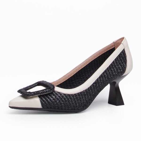 Hispanitas Nova-V2 Soho-V25 Latte Rafia-V25 Black