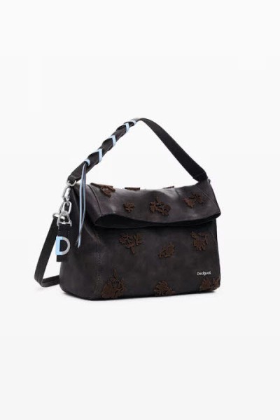 Desigual Stencil Flower Loverty 3.0 Choco - Bild 1