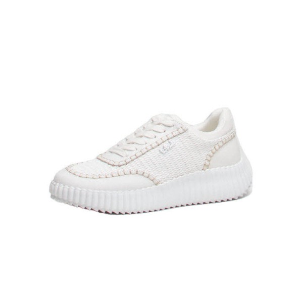 La Strada 2200586 6004 WHITE MICRO/RAFFIA/CANVAS