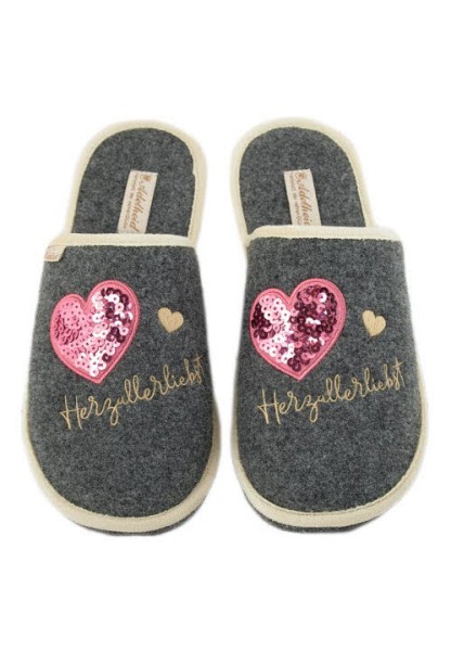 HERZALLERLIEBST PAILETTE MAUSGRAU