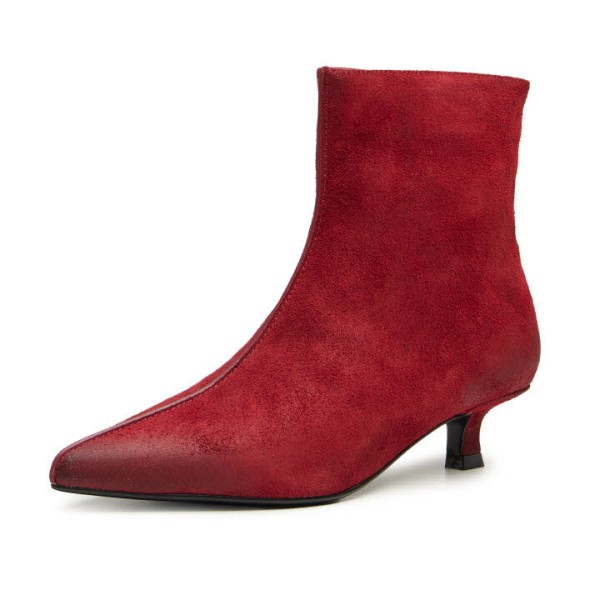 ELY TOP-E02 SUEDE SPORT RED