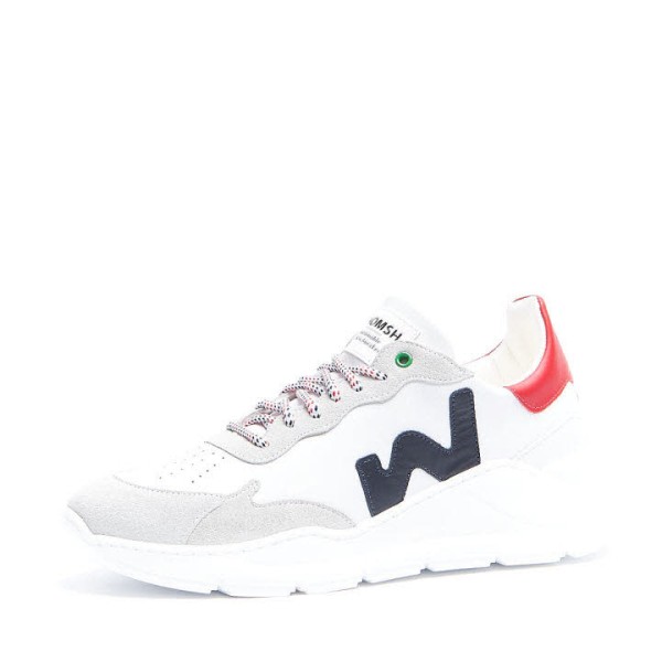 Womsh W201857 WHITE BLUE RED